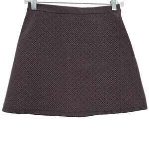 Urban Outfitters Cooperative Womans size 2 Cleo Purple/Black Floral Mini Skirt